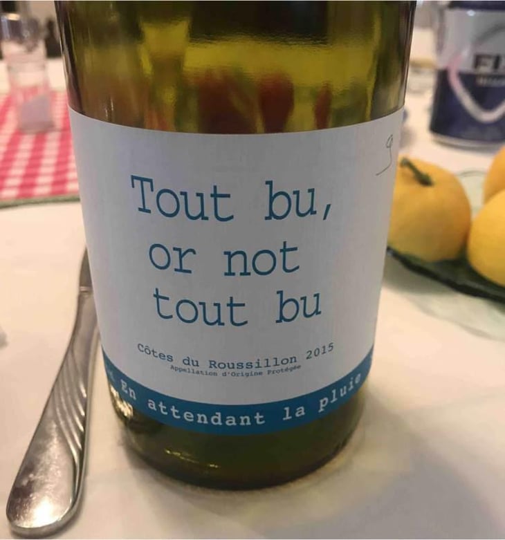 Tout Bu Or Not To Bu - Domaine du Possible - Loïc Roure 