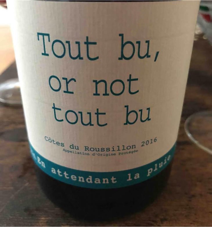 Tout Bu Or Not To Bu - Domaine du Possible - Loïc Roure 
