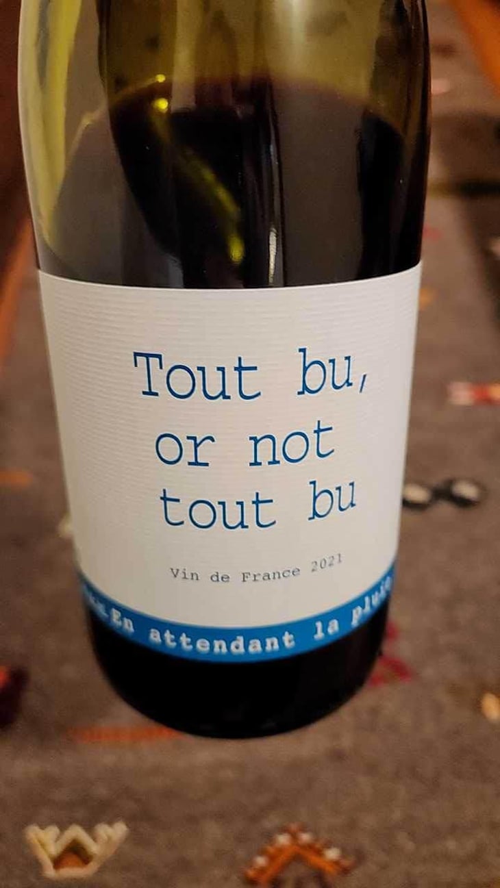 Tout Bu Or Not To Bu - Domaine du Possible - Loïc Roure 