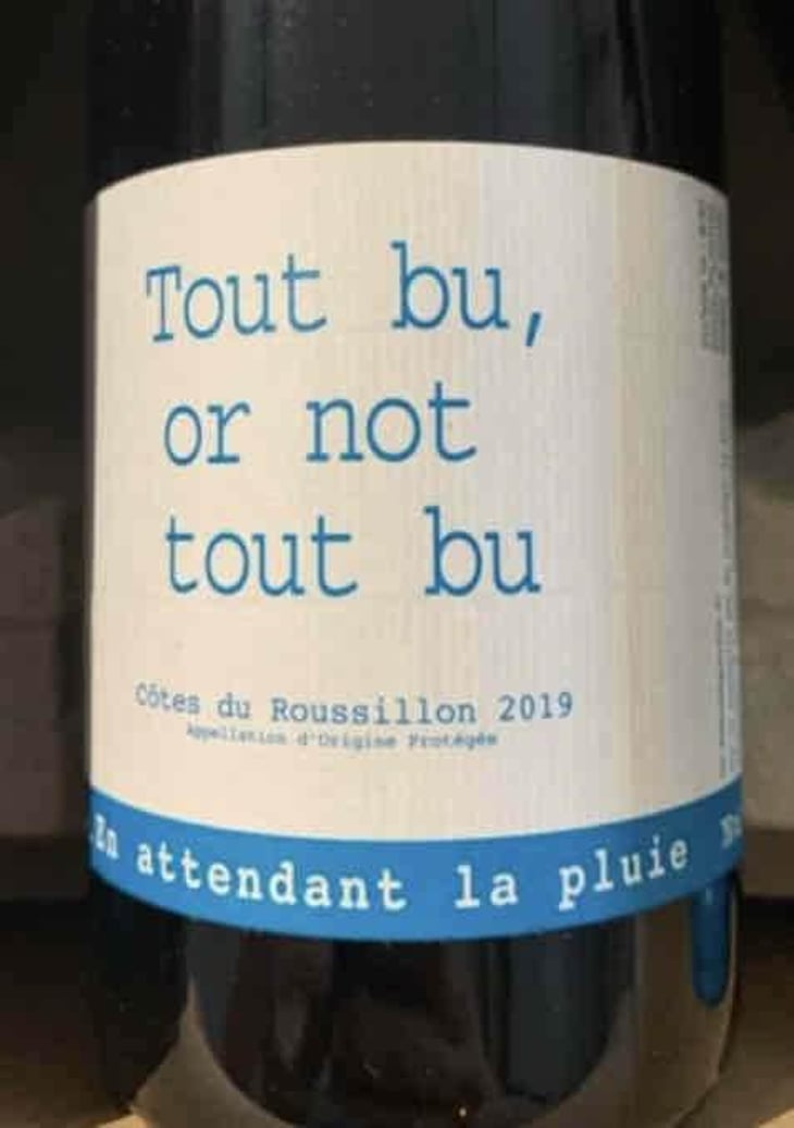Tout Bu Or Not To Bu - Domaine du Possible - Loïc Roure 