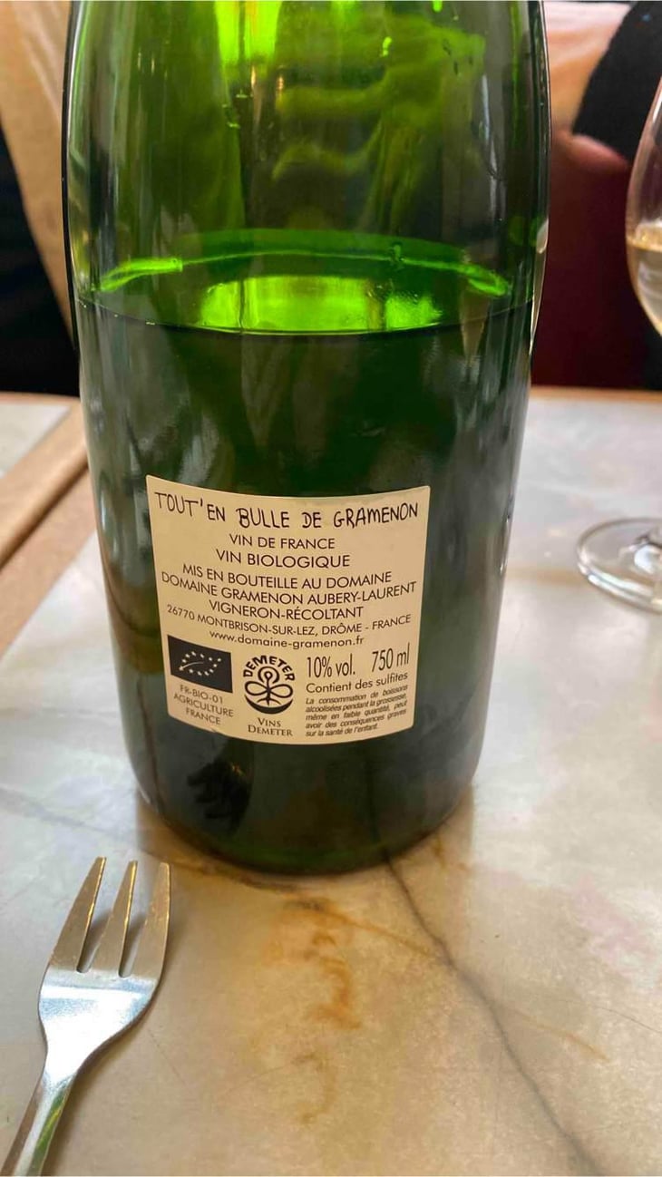 Tout en Bulle de Gramenon - Domaine Gramenon - Michèle Aubéry-Laurent & Maxime-Francois Laurent 