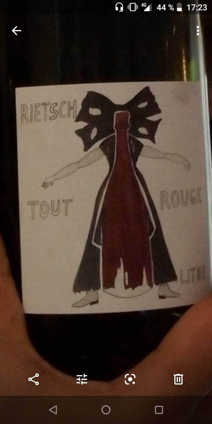 Tout Rouge Litre - Domaine Rietsch - Jean-Pierre & Sophie Rietsch 
