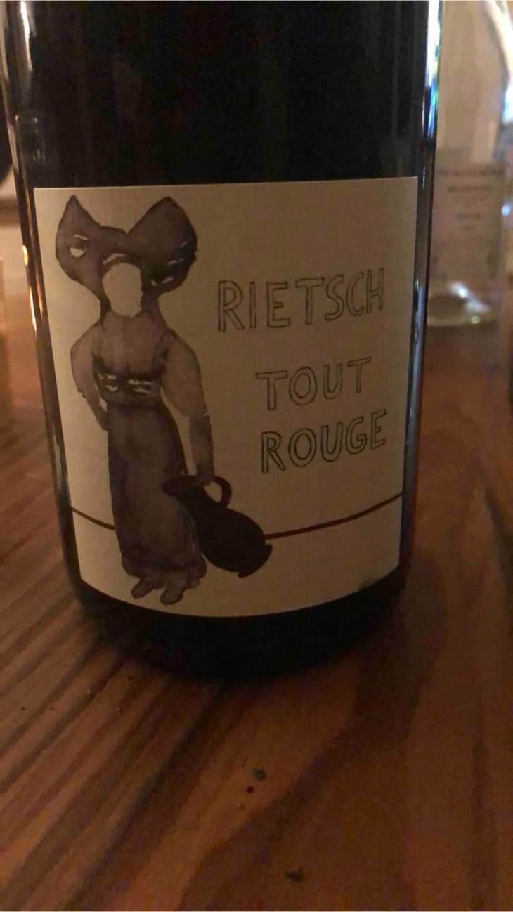 Tout Rouge Litre - Domaine Rietsch - Jean-Pierre & Sophie Rietsch 