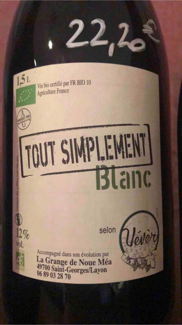 Tout Simplement Blanc - La Grange de Noue Méa - Marie Percevault & Hervé Bossé 