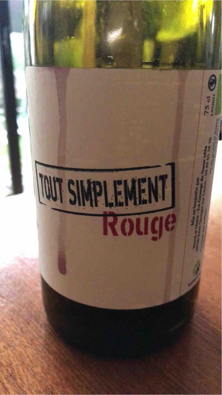 Tout simplement Rouge - La Grange de Noue Méa - Marie Percevault & Hervé Bossé 