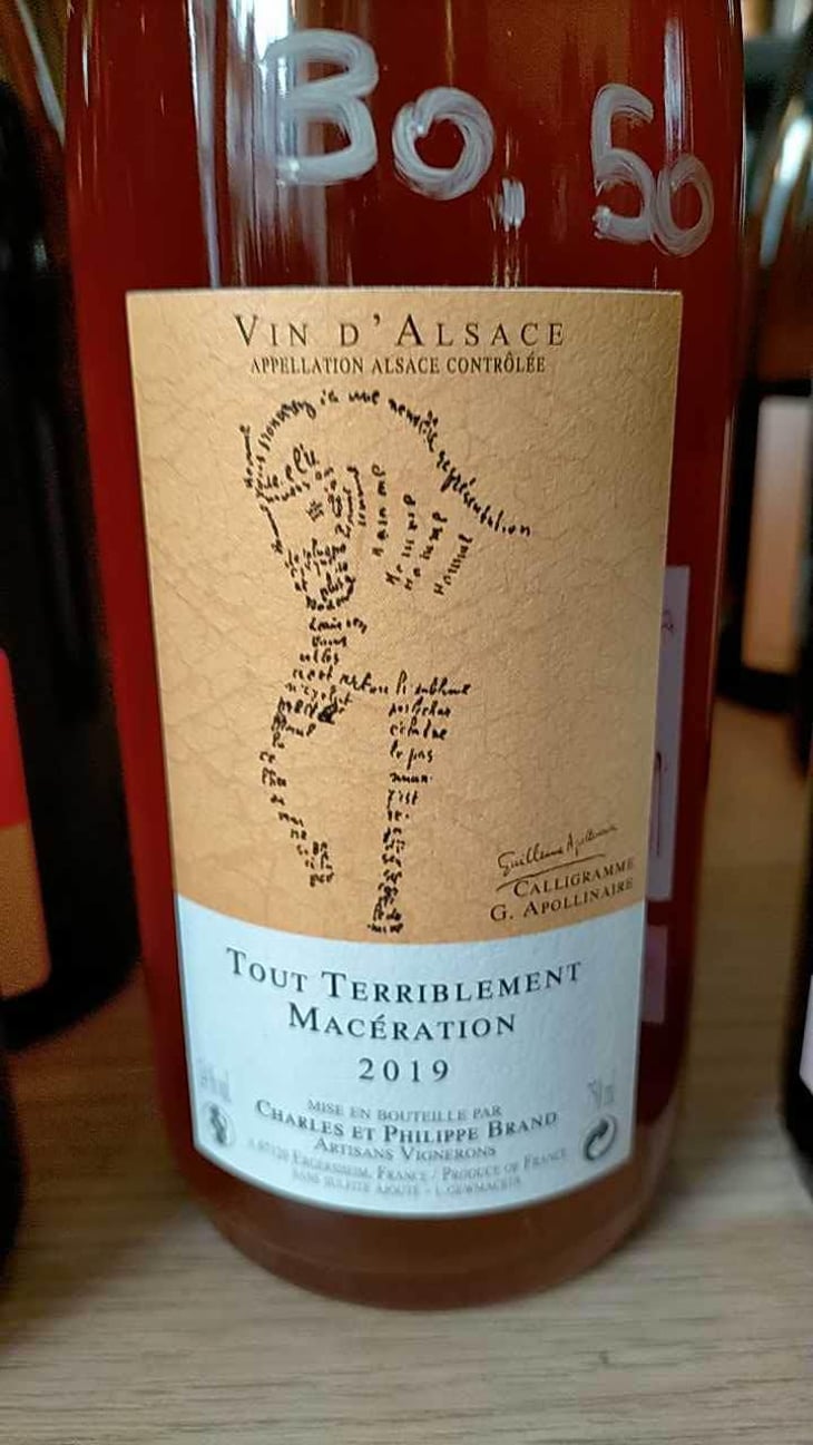 Tout Terriblement Macération - Domaine Brand & Fils - Philippe Brand 