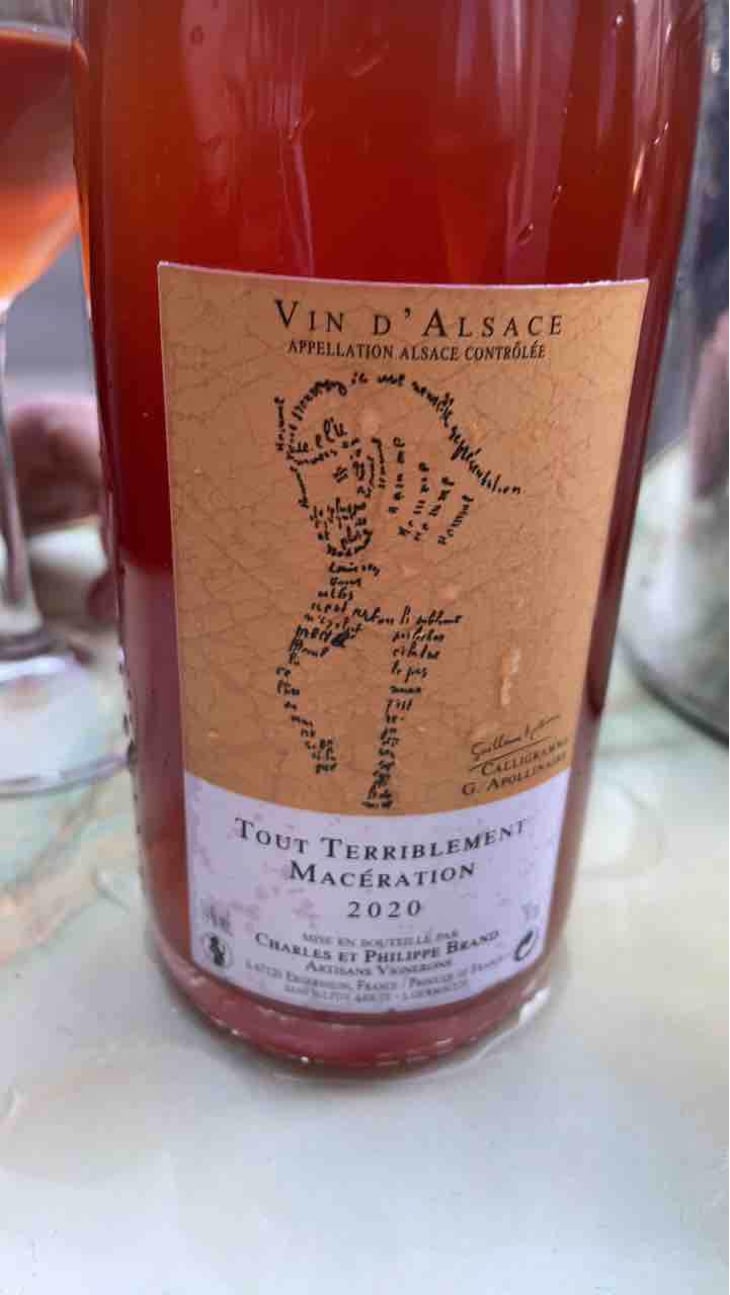 Tout Terriblement Macération - Domaine Brand & Fils - Philippe Brand 