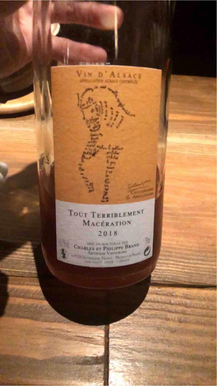 Tout Terriblement Macération - Domaine Brand & Fils - Philippe Brand 