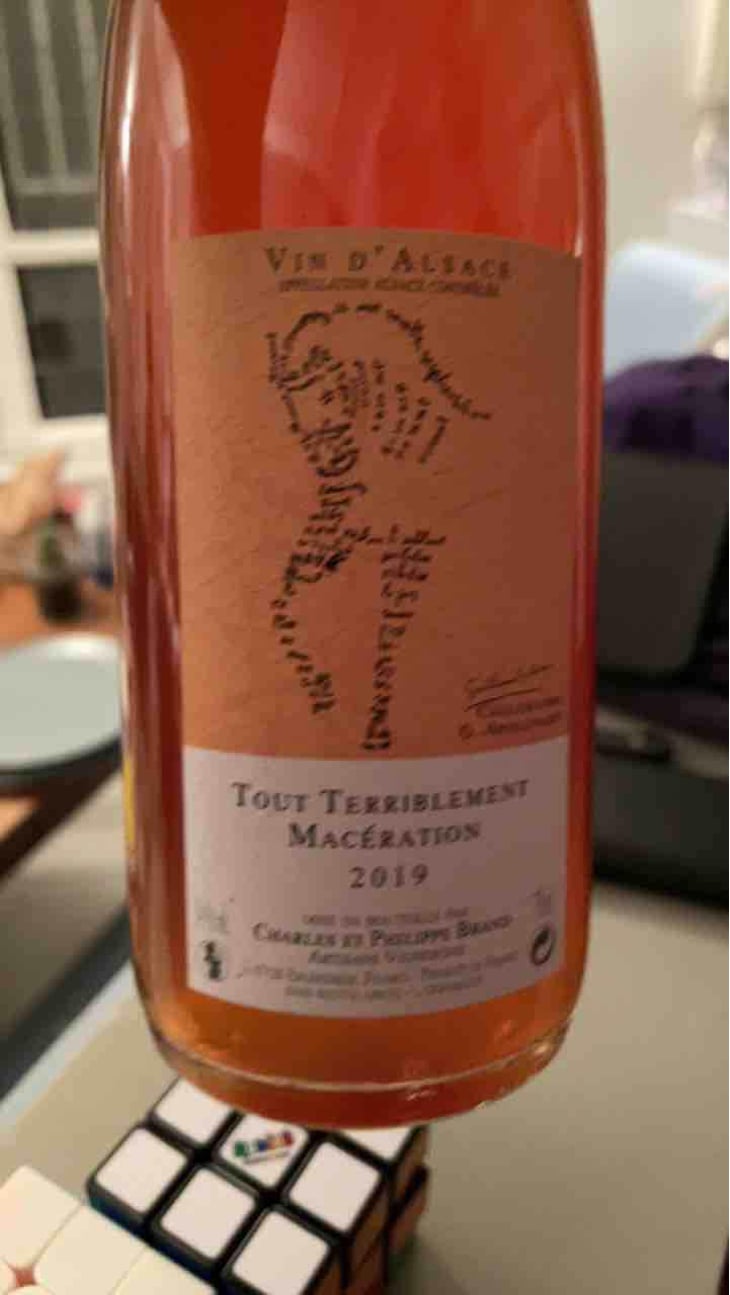 Tout Terriblement Macération - Domaine Brand & Fils - Philippe Brand 