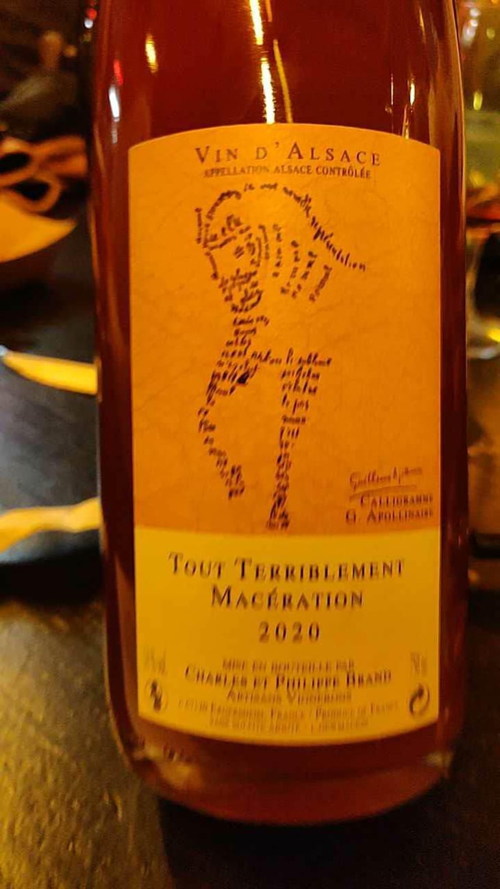 Tout Terriblement Macération - Domaine Brand & Fils - Philippe Brand 