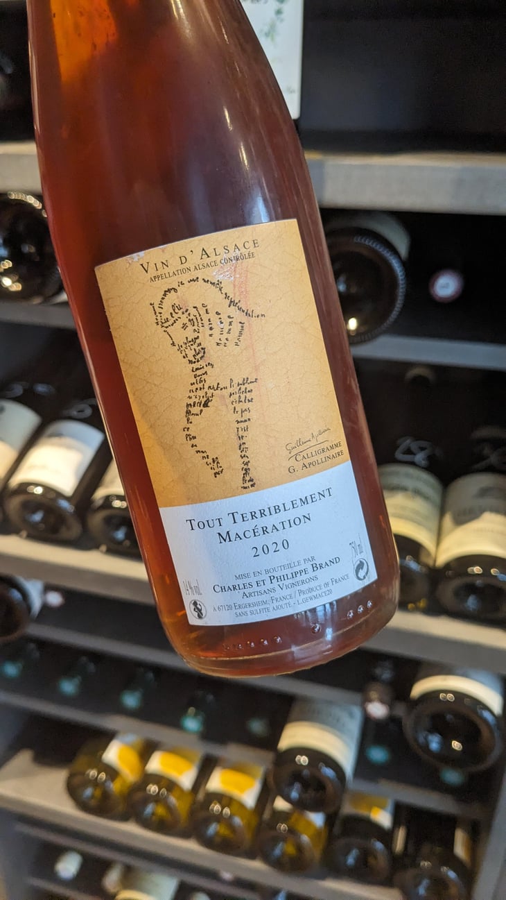 Tout Terriblement Macération - Domaine Brand & Fils - Philippe Brand 