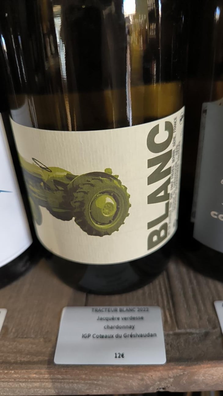Tracteur Blanc - Domaine Finot - Thomas Finot 