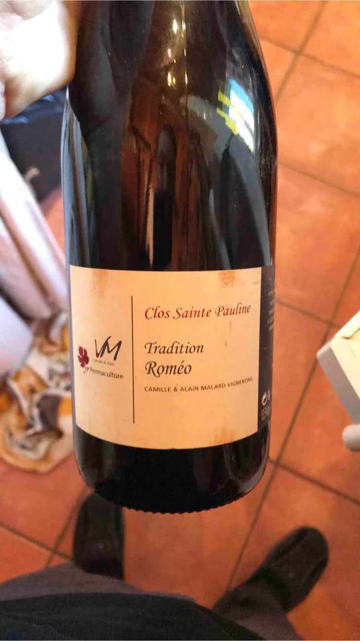 Tradition Roméo - Clos Sainte Pauline - Alexandre Pagès, Alain & Camille Malard 