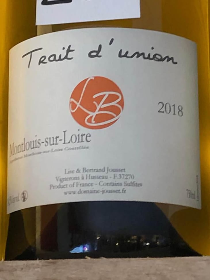 Trait d'Union - Domaine Jousset - Lise & Bertrand Jousset 