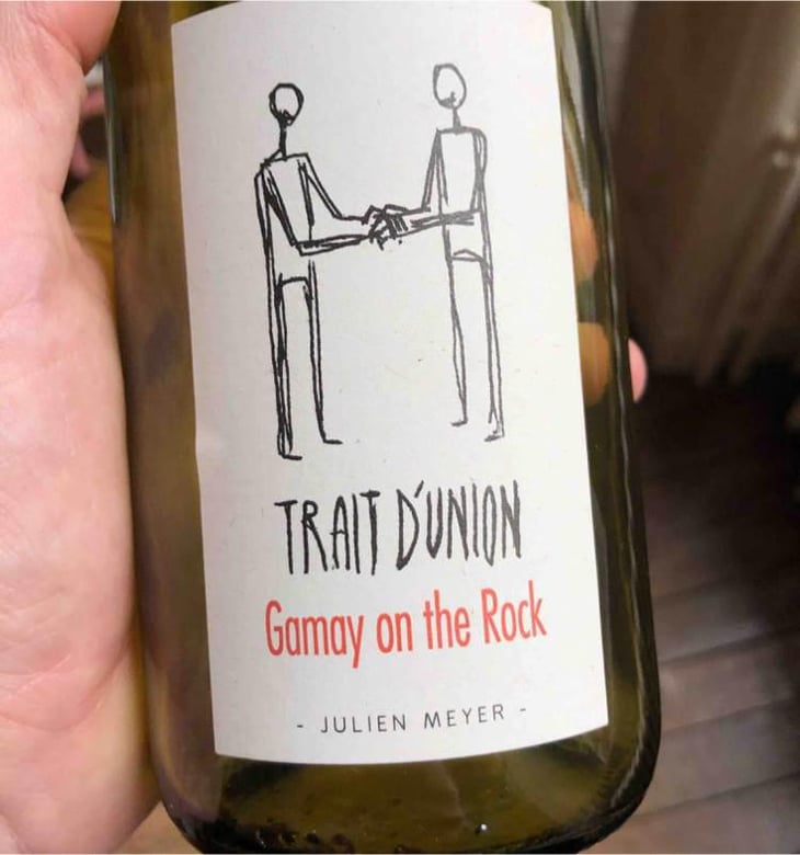 Trait d'Union Gamay On The Rock - Domaine Julien Meyer - Patrick Meyer 