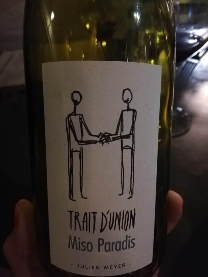 Trait d'Union Miso Paradis - Domaine Julien Meyer - Patrick Meyer 