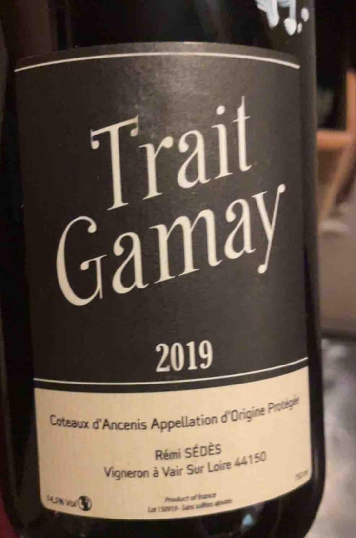 Trait Gamay - Rémi Sédès - Rémi Sédès 