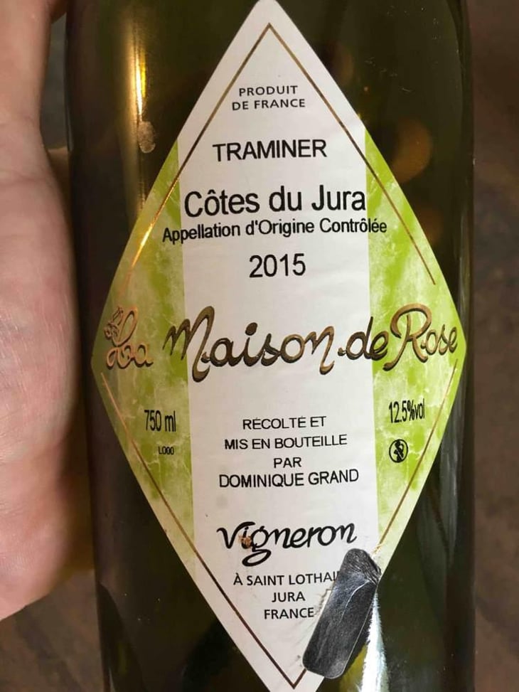 Traminer - La Maison De Rose - Dominique Grand 