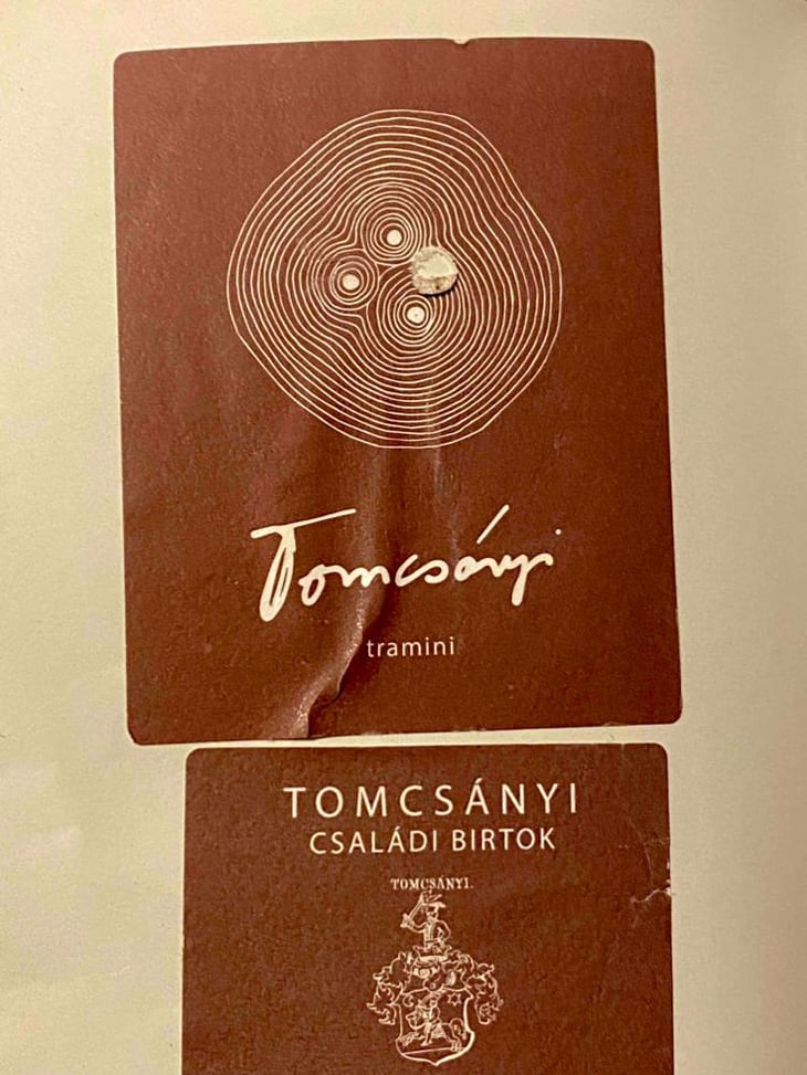 Tramini - Tomcsányi Családi Birtok - Tomcsányi Family 