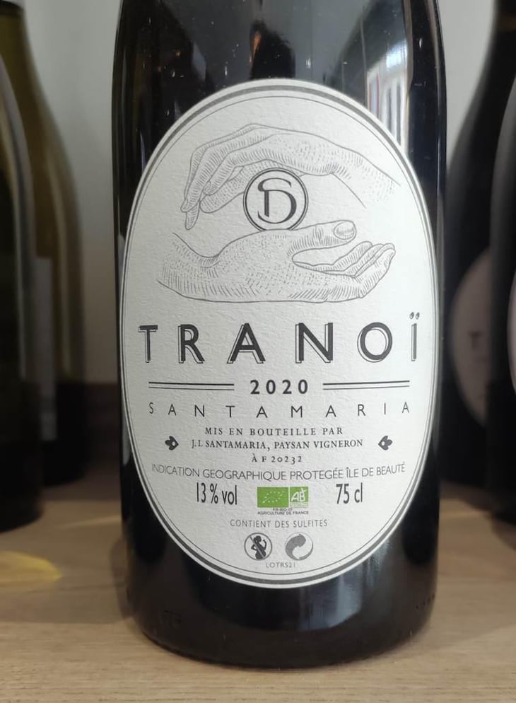 Tranoï Blanc - Domaine Santamaria - Jean-Louis & Thomas Santamaria 