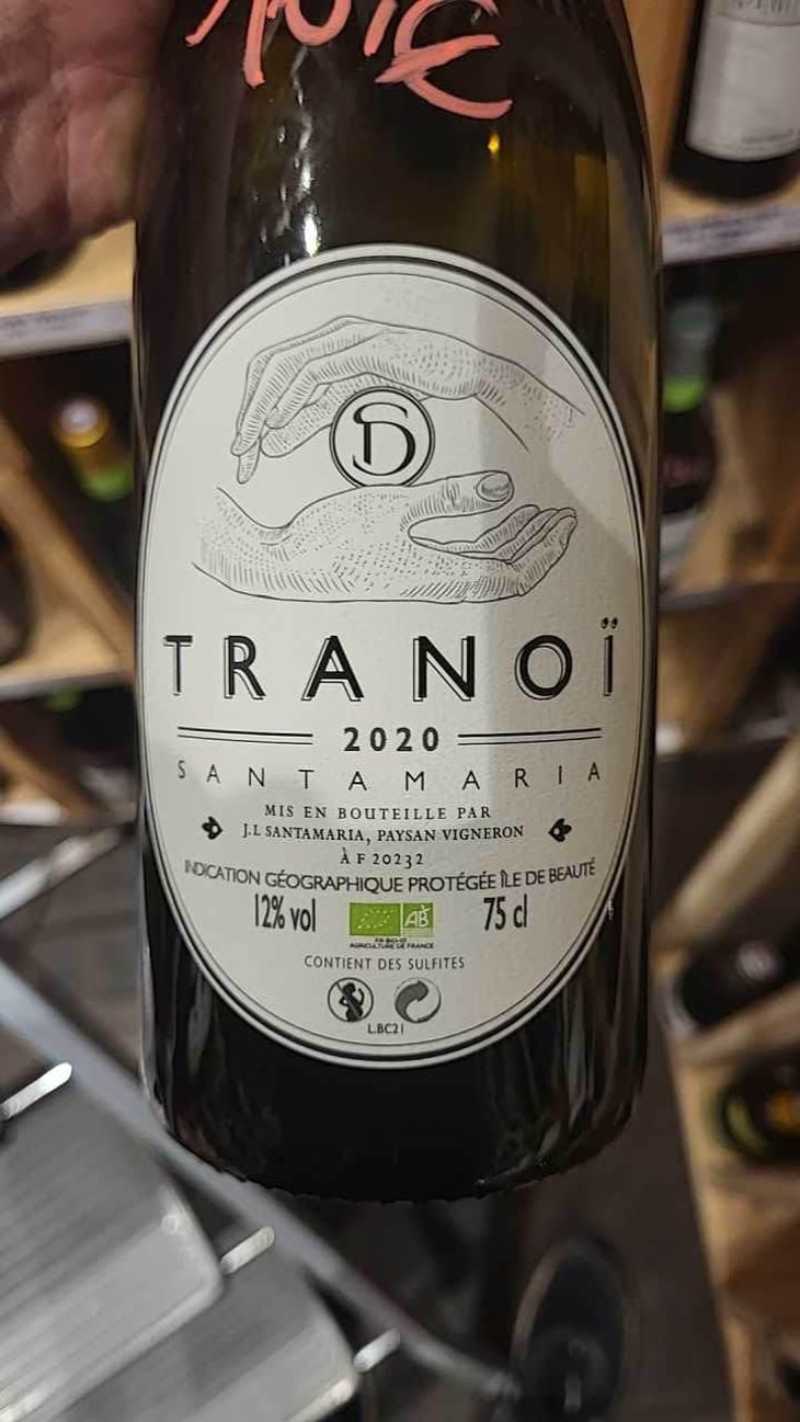 Tranoï Blanc - Domaine Santamaria - Jean-Louis & Thomas Santamaria 