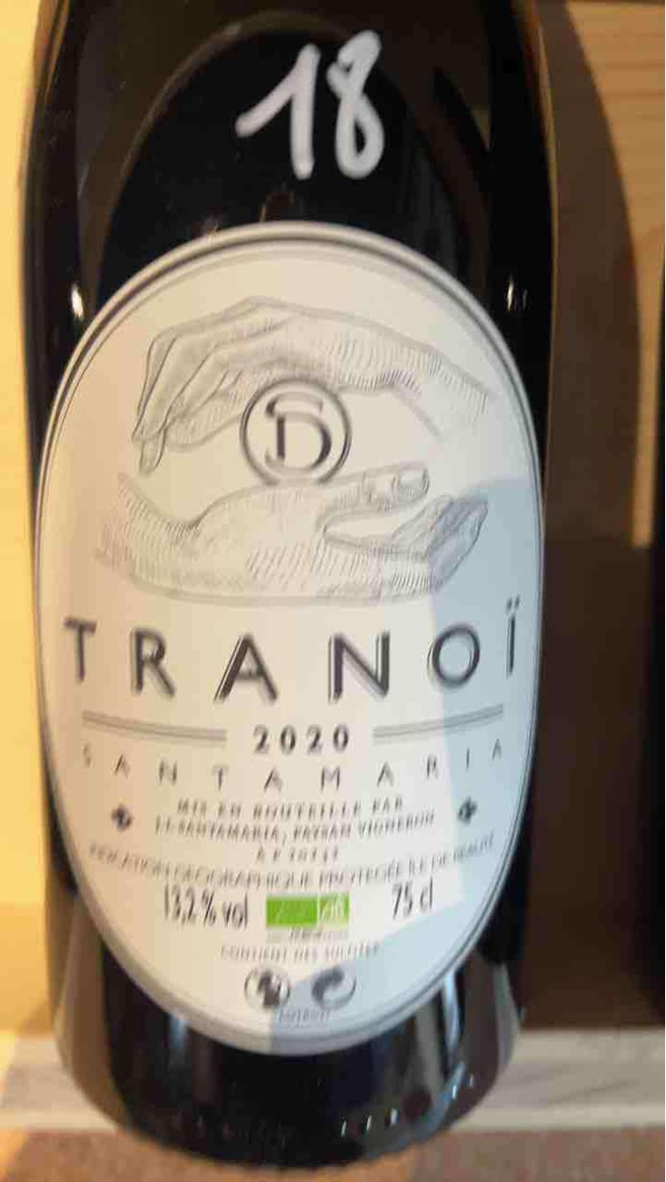 Tranoï Rouge - Domaine Santamaria - Jean-Louis & Thomas Santamaria 