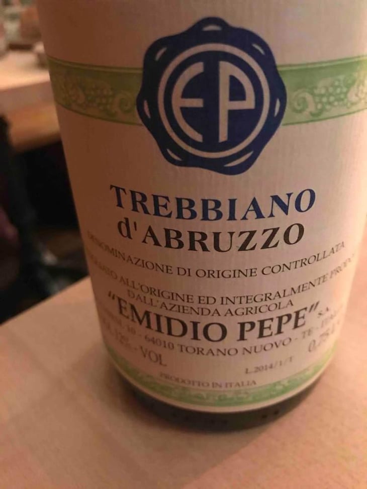 Trebbiano d’Abruzzo - Az. Agr. Emidio Pepe - Daniela & Sofia Pepe 