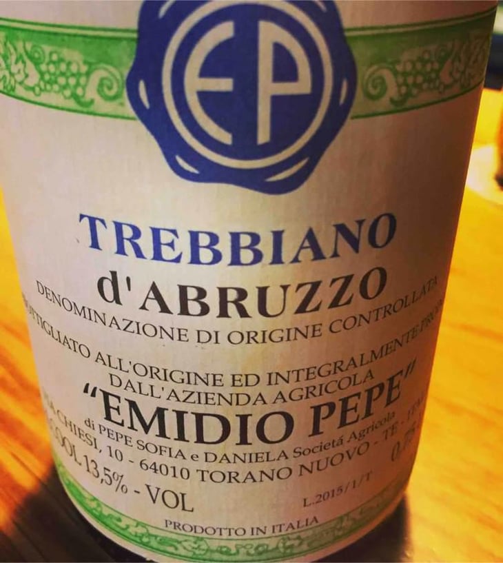 Trebbiano d’Abruzzo - Az. Agr. Emidio Pepe - Daniela & Sofia Pepe 