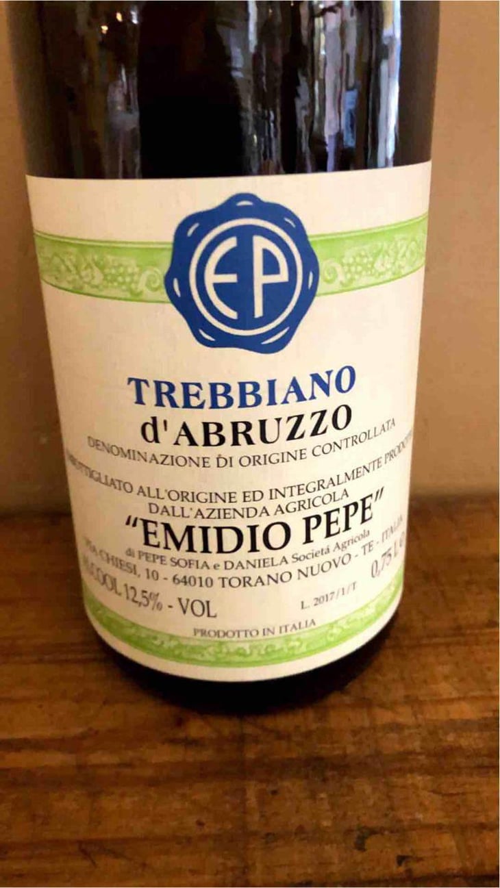 Trebbiano d’Abruzzo - Az. Agr. Emidio Pepe - Daniela & Sofia Pepe 