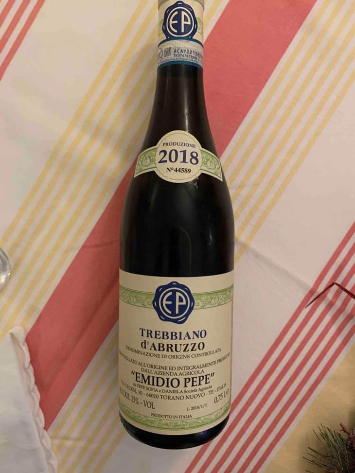 Trebbiano d’Abruzzo - Az. Agr. Emidio Pepe - Daniela & Sofia Pepe 