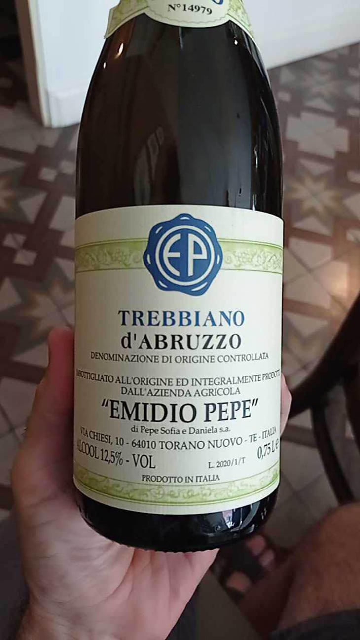 Trebbiano d’Abruzzo - Az. Agr. Emidio Pepe - Daniela & Sofia Pepe 