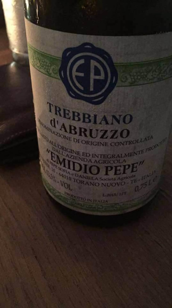 Trebbiano d’Abruzzo - Az. Agr. Emidio Pepe - Daniela & Sofia Pepe 