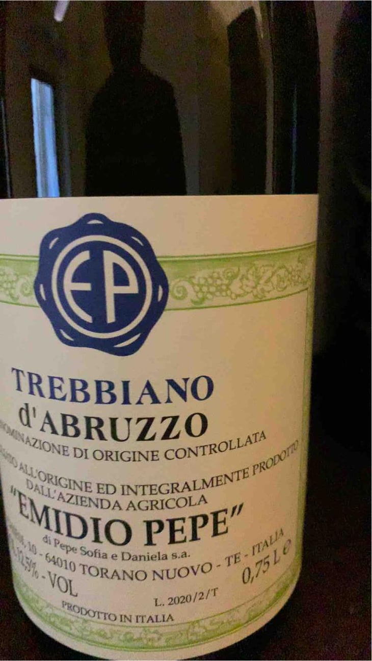 Trebbiano d’Abruzzo - Az. Agr. Emidio Pepe - Daniela & Sofia Pepe 