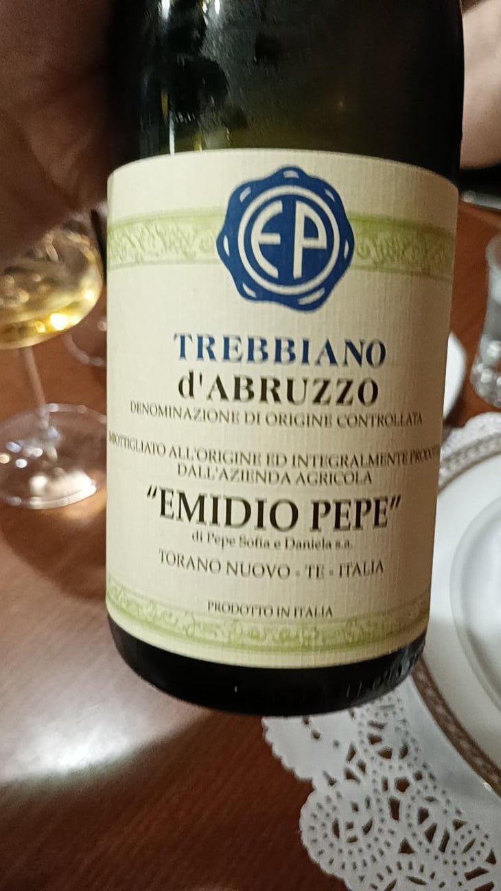 Trebbiano d’Abruzzo - Az. Agr. Emidio Pepe - Daniela & Sofia Pepe 