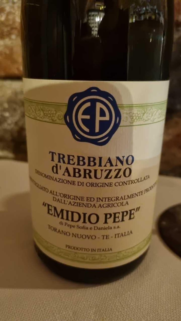 Trebbiano d’Abruzzo - Az. Agr. Emidio Pepe - Daniela & Sofia Pepe 