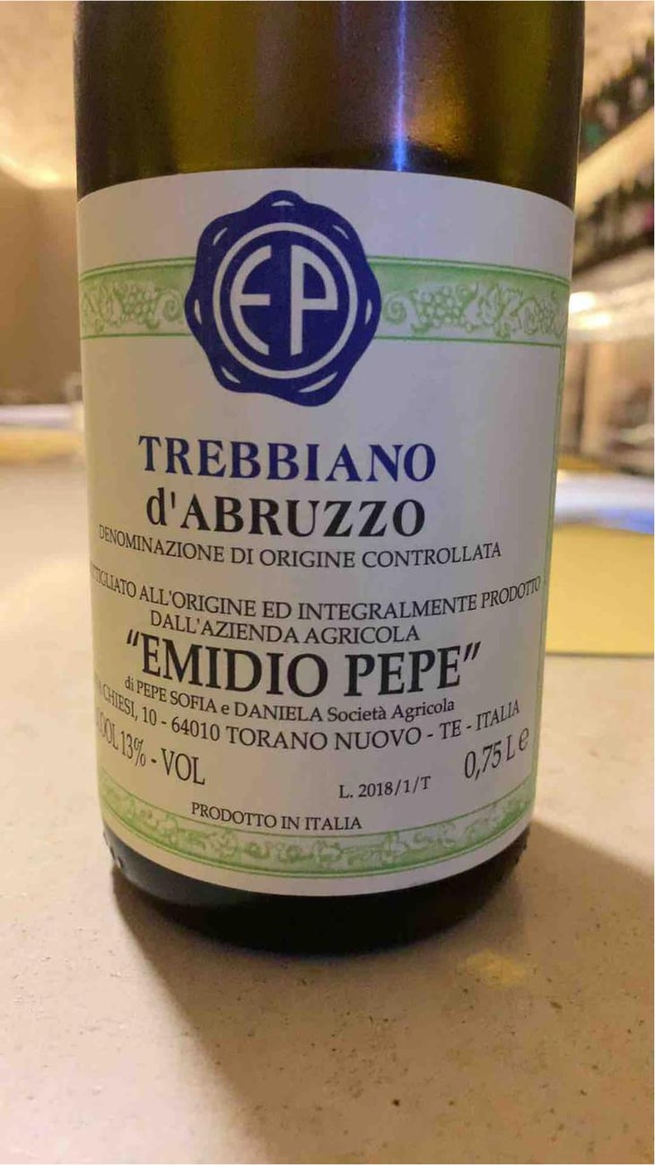 Trebbiano d’Abruzzo - Az. Agr. Emidio Pepe - Daniela & Sofia Pepe 