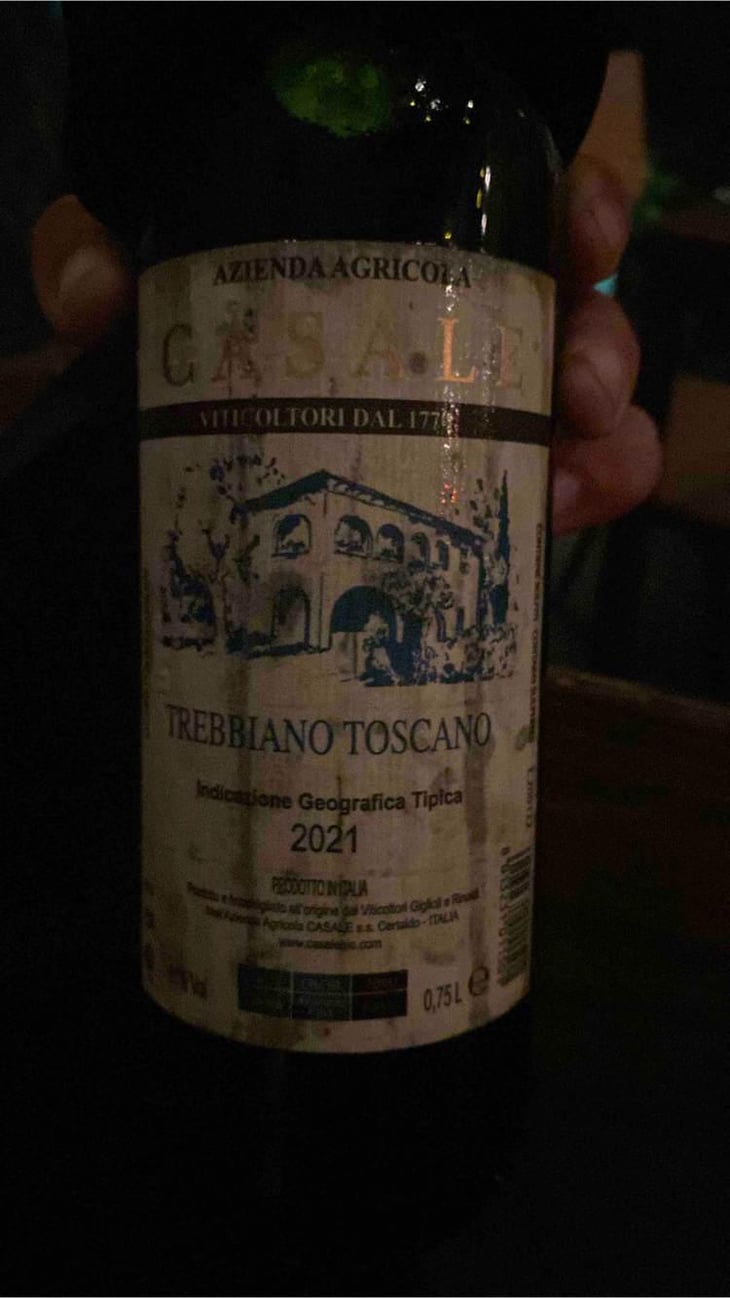 TREBBIANO DEI COLLI DELLA TOSCANA CENTRALE - Azienda Agricola Casale - Giuseppe Giglioli, Maria Pierina Rinaldi 