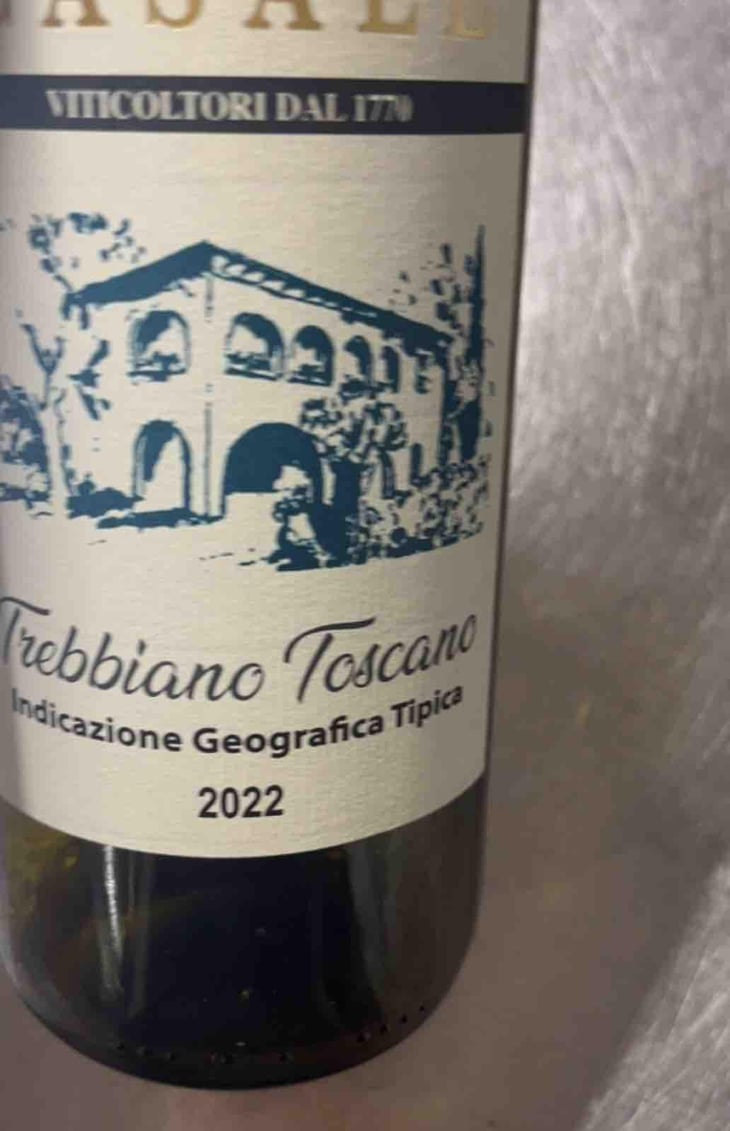 TREBBIANO DEI COLLI DELLA TOSCANA CENTRALE - Azienda Agricola Casale - Giuseppe Giglioli, Maria Pierina Rinaldi 