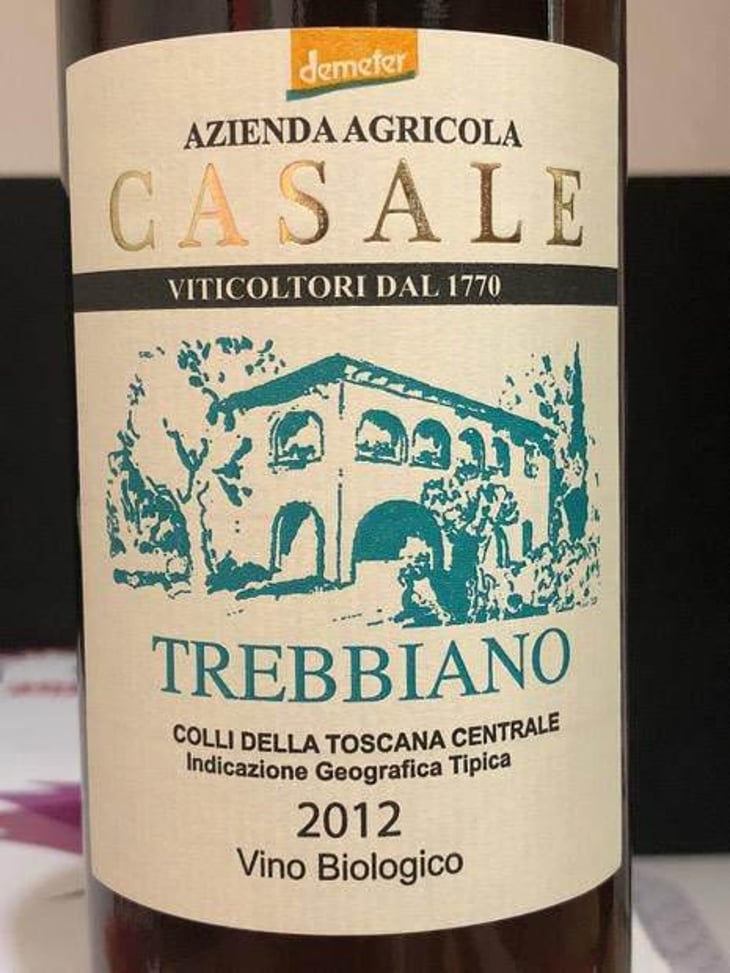 TREBBIANO DEI COLLI DELLA TOSCANA CENTRALE - Azienda Agricola Casale - Giuseppe Giglioli, Maria Pierina Rinaldi 