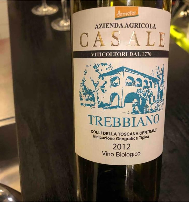 TREBBIANO DEI COLLI DELLA TOSCANA CENTRALE - Azienda Agricola Casale - Giuseppe Giglioli, Maria Pierina Rinaldi 
