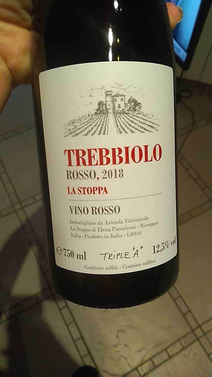 Trebbiolo Frizzante - La Stoppa - Elena Pantaleoni 
