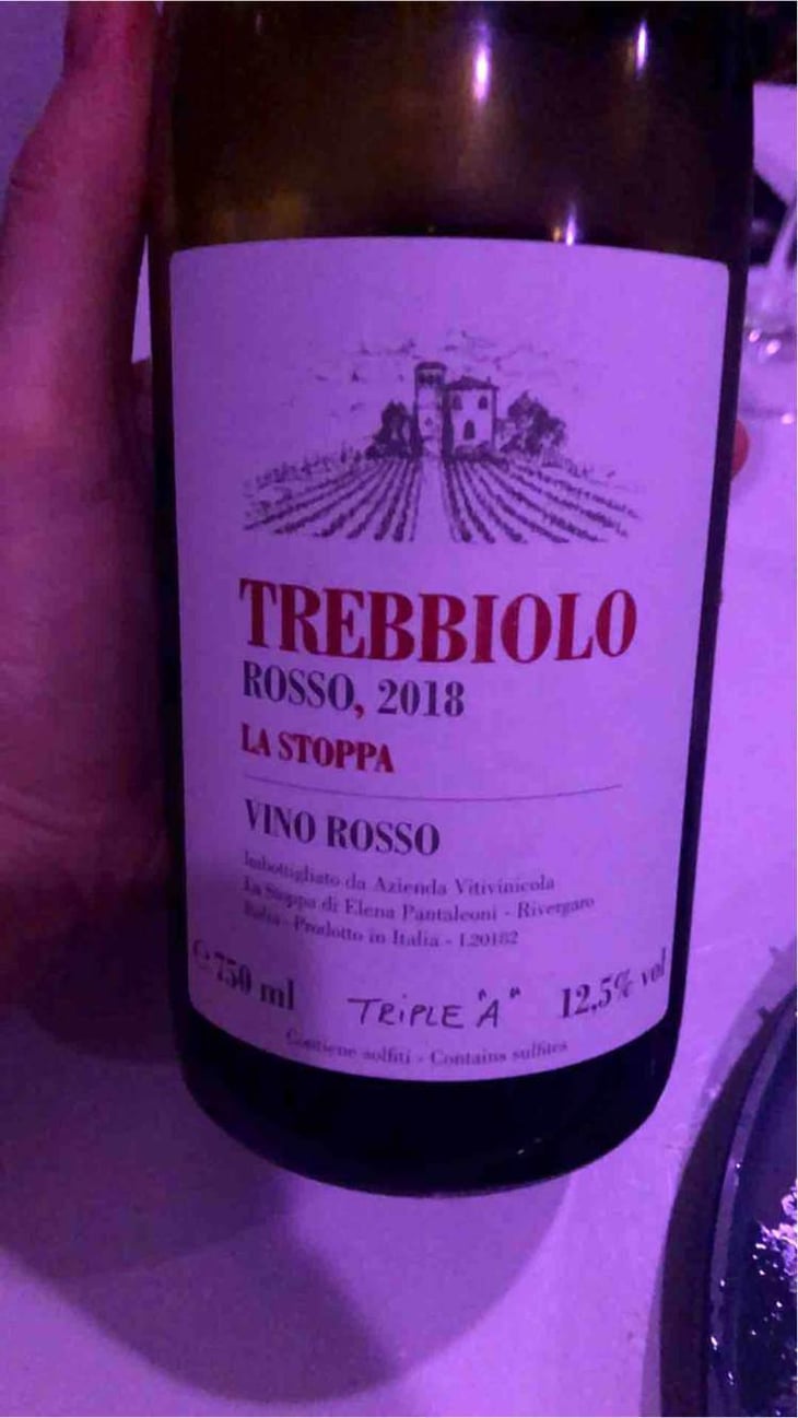 Trebbiolo Frizzante - La Stoppa - Elena Pantaleoni 