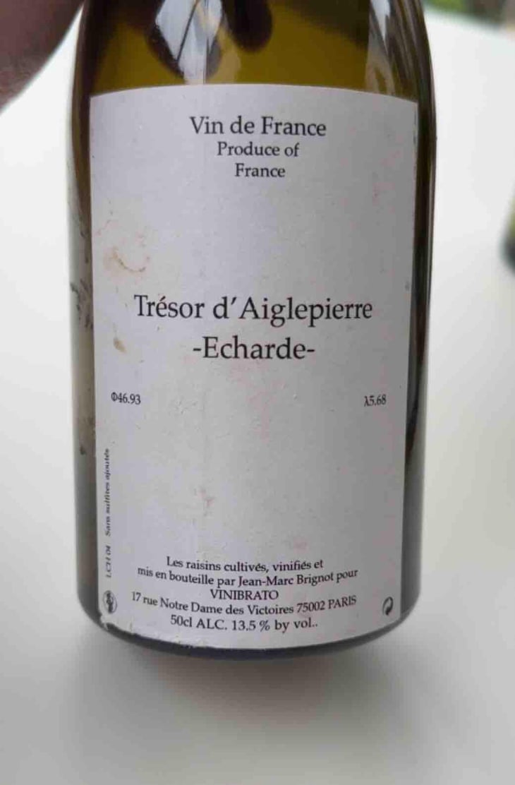 Trésor d' Aiglepierre - Echarde (X Vinibrato) - Jean-Marc Brignot / Vinibrato - Jean-Marc Brignot 