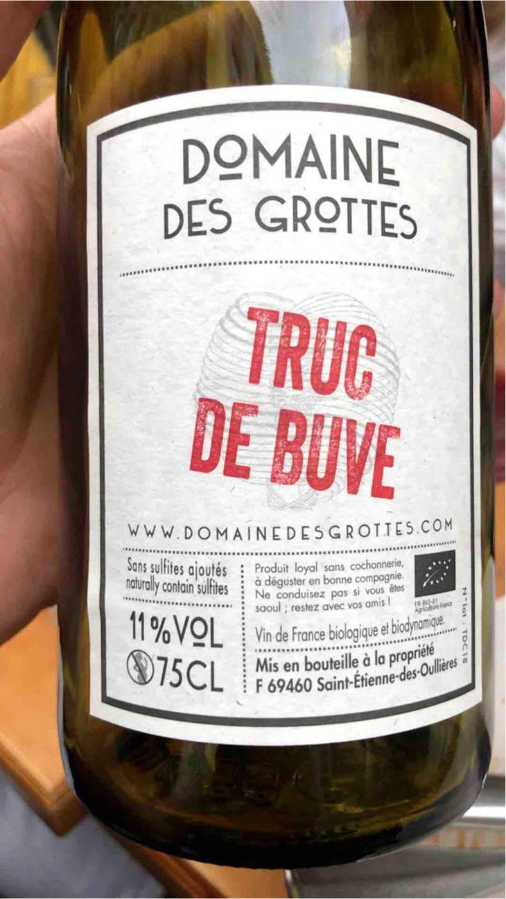Truc De Buve - Domaine des Grottes - Romain des Grottes 