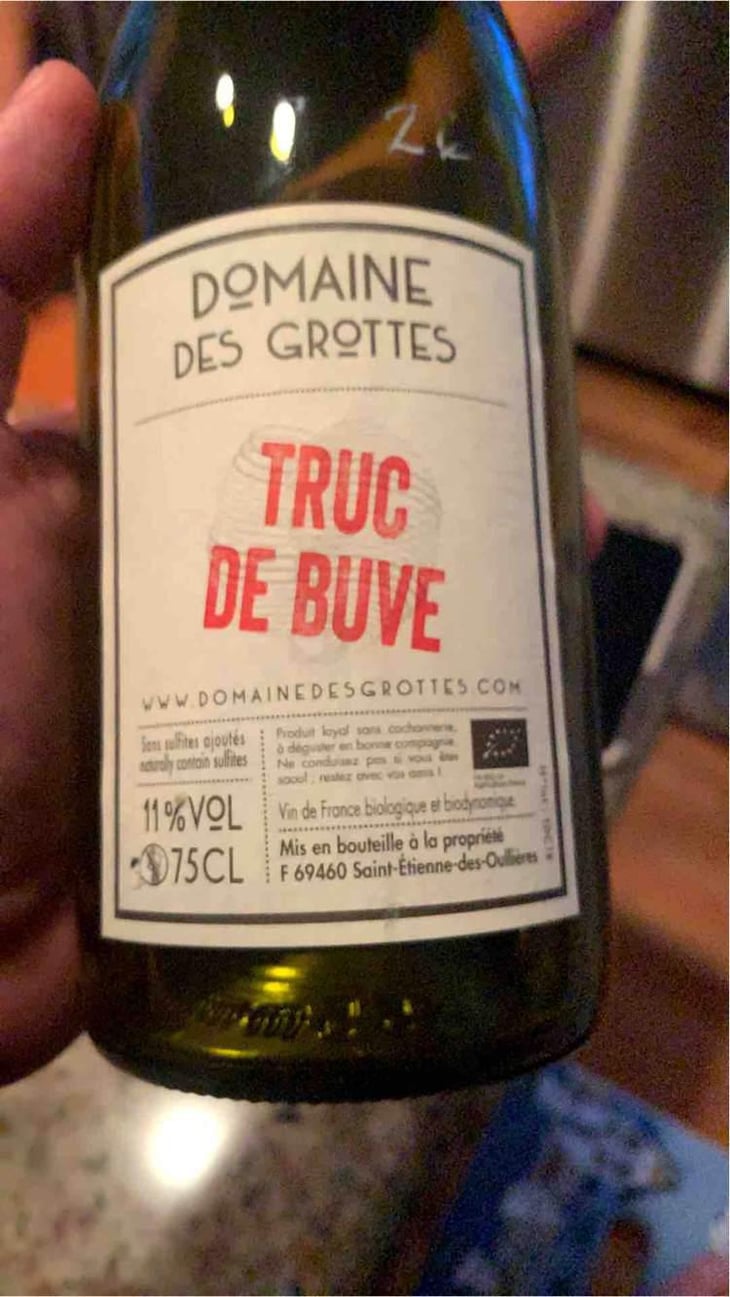 Truc De Buve - Domaine des Grottes - Romain des Grottes 