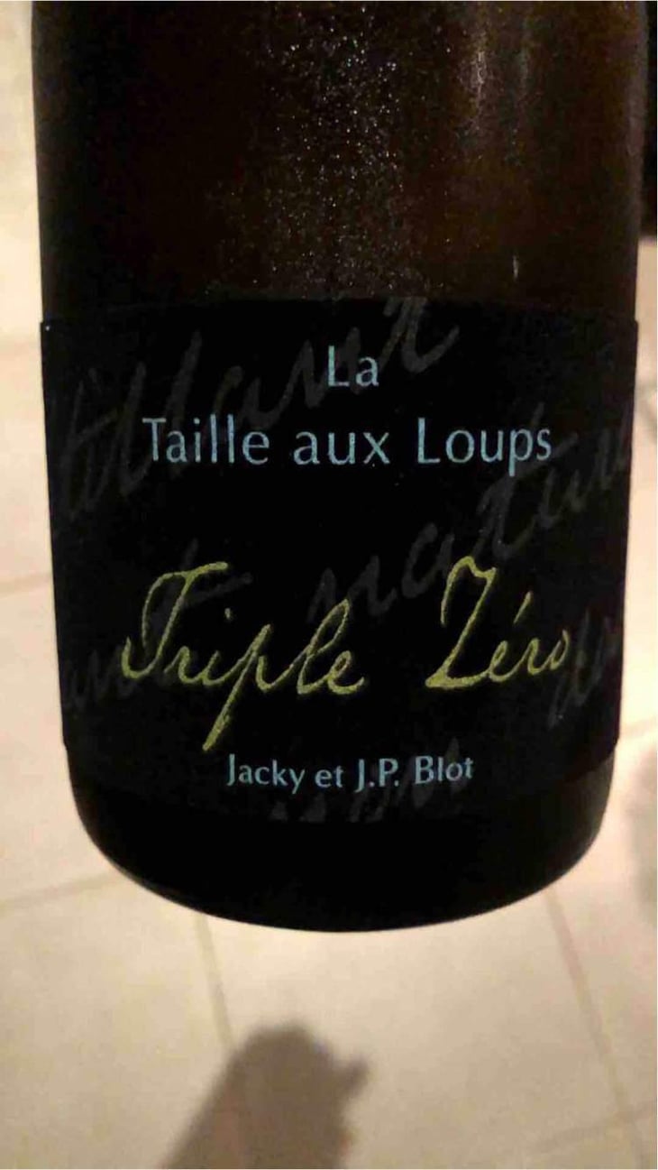 Triple Zéro - La Taille aux Loups - Jacky Blot 
