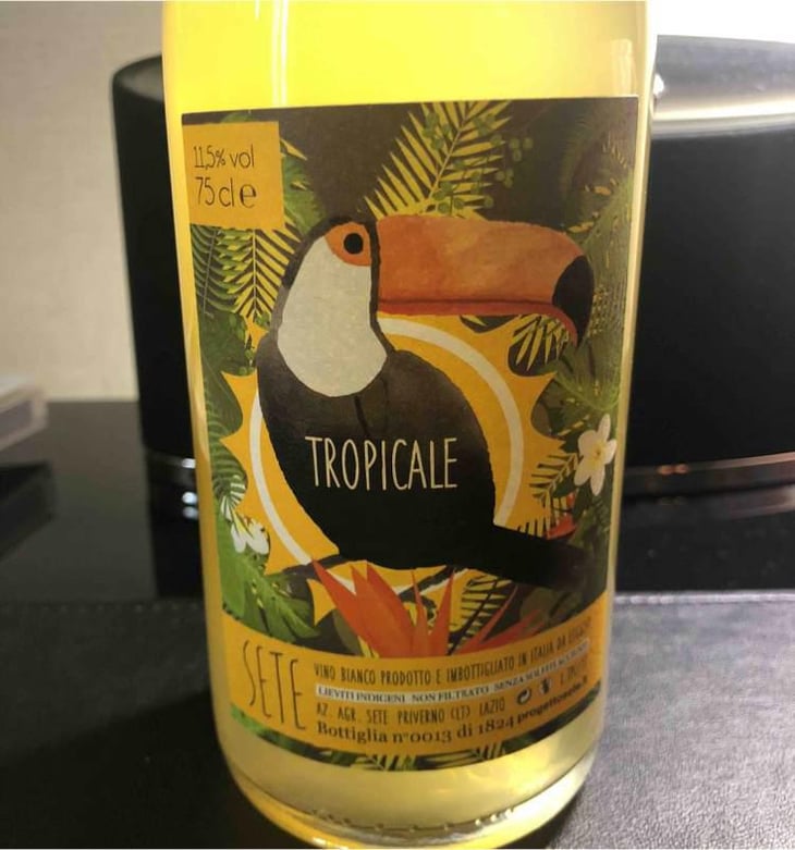 Tropicale - Sete - Vini Naturali - Emiliano Giorgi, Arcangelo Galuppi, Martina D’Alessio 