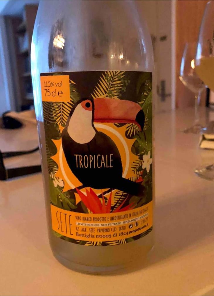 Tropicale - Sete - Vini Naturali - Emiliano Giorgi, Arcangelo Galuppi, Martina D’Alessio 