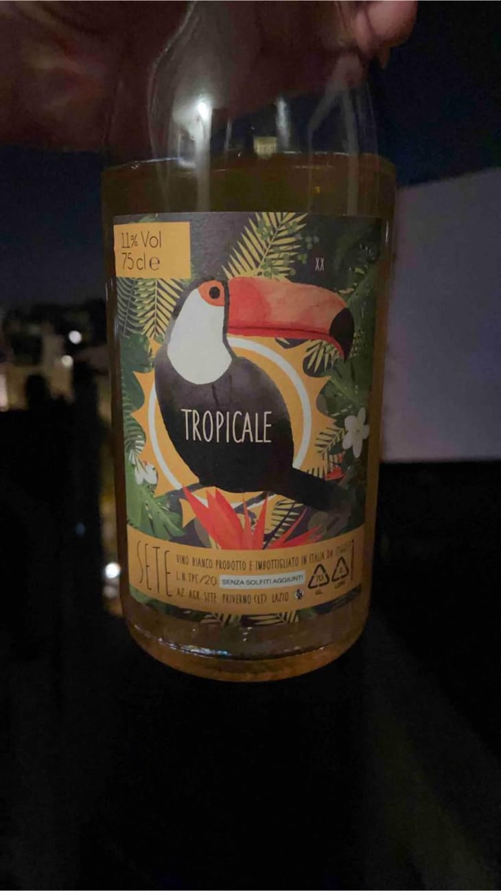 Tropicale - Sete - Vini Naturali - Emiliano Giorgi, Arcangelo Galuppi, Martina D’Alessio 