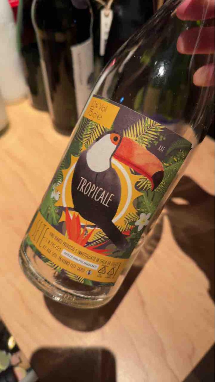 Tropicale - Sete - Vini Naturali - Emiliano Giorgi, Arcangelo Galuppi, Martina D’Alessio 